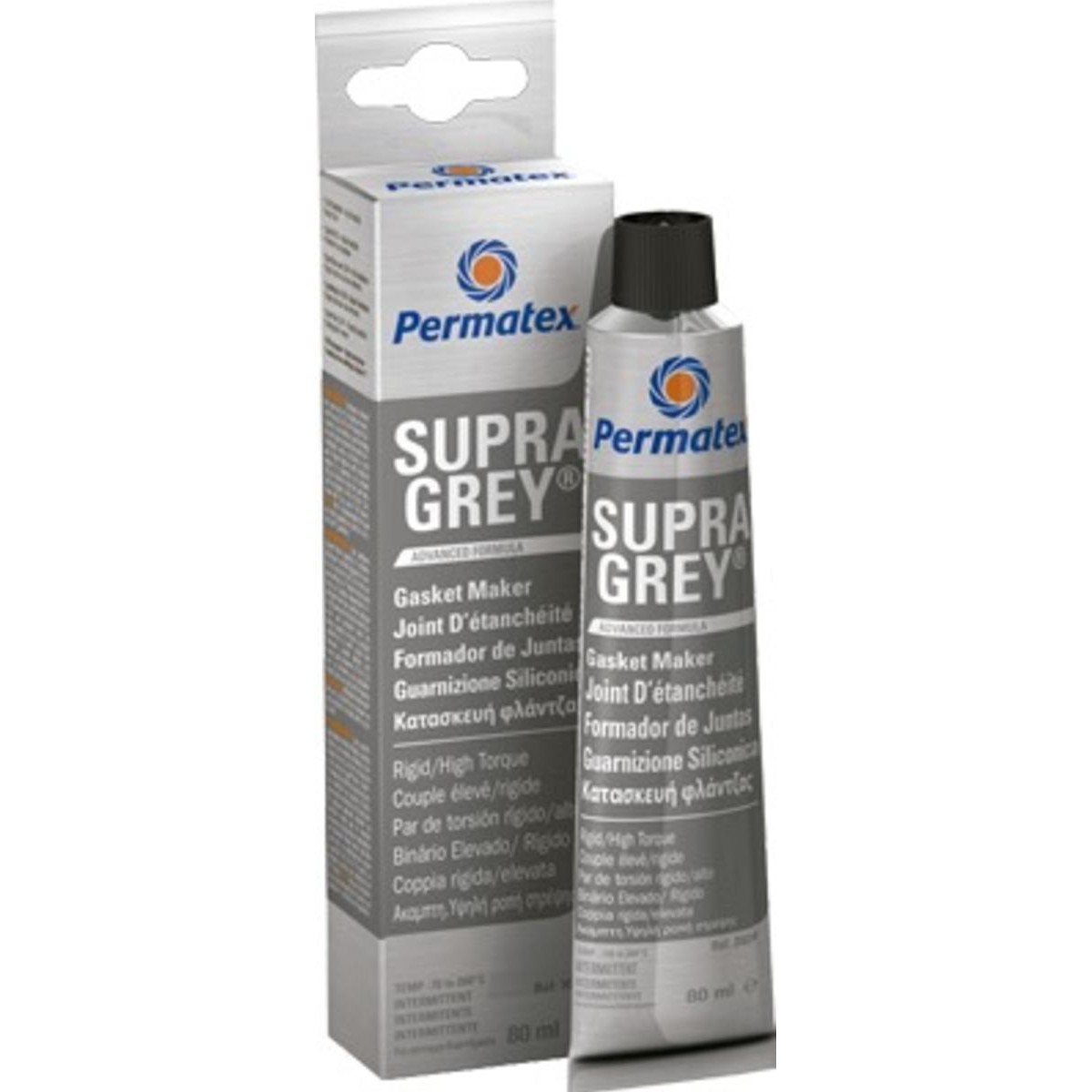 Permatex  σιλικονούχα φλάντζα Supra Grey RTV 80gr / 35134