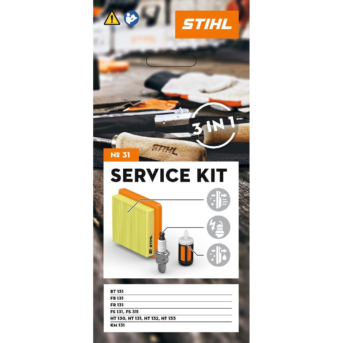 STIHL Service Kit 31 για τα τηλεσκοπικά αλυσοπρίονα HT 133, και κινητήρα Kombi KM 131