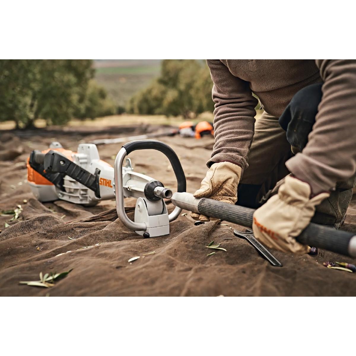Stihl Olive harvester SP 482 with 2.60m hose