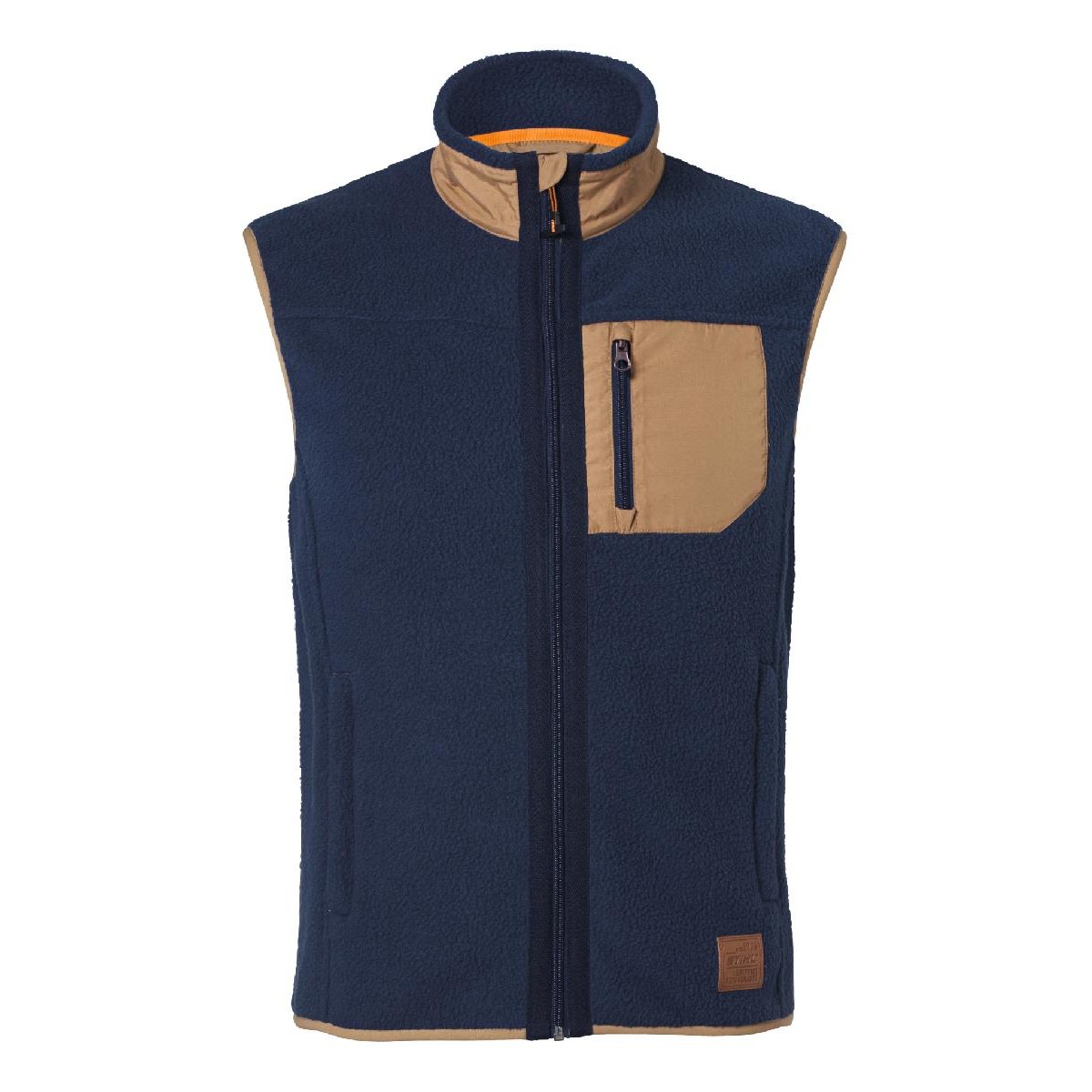 Stihl Μπουφάν fleece αμάνικο μπλε, L