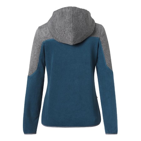 Stihl Women's fleece jacket, gray/blue, XS