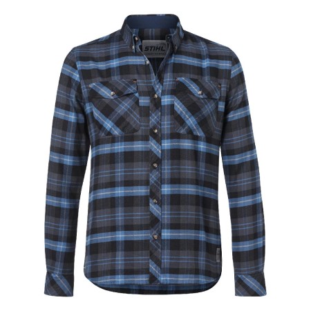 Stihl Women's shirt XL blue/checkered