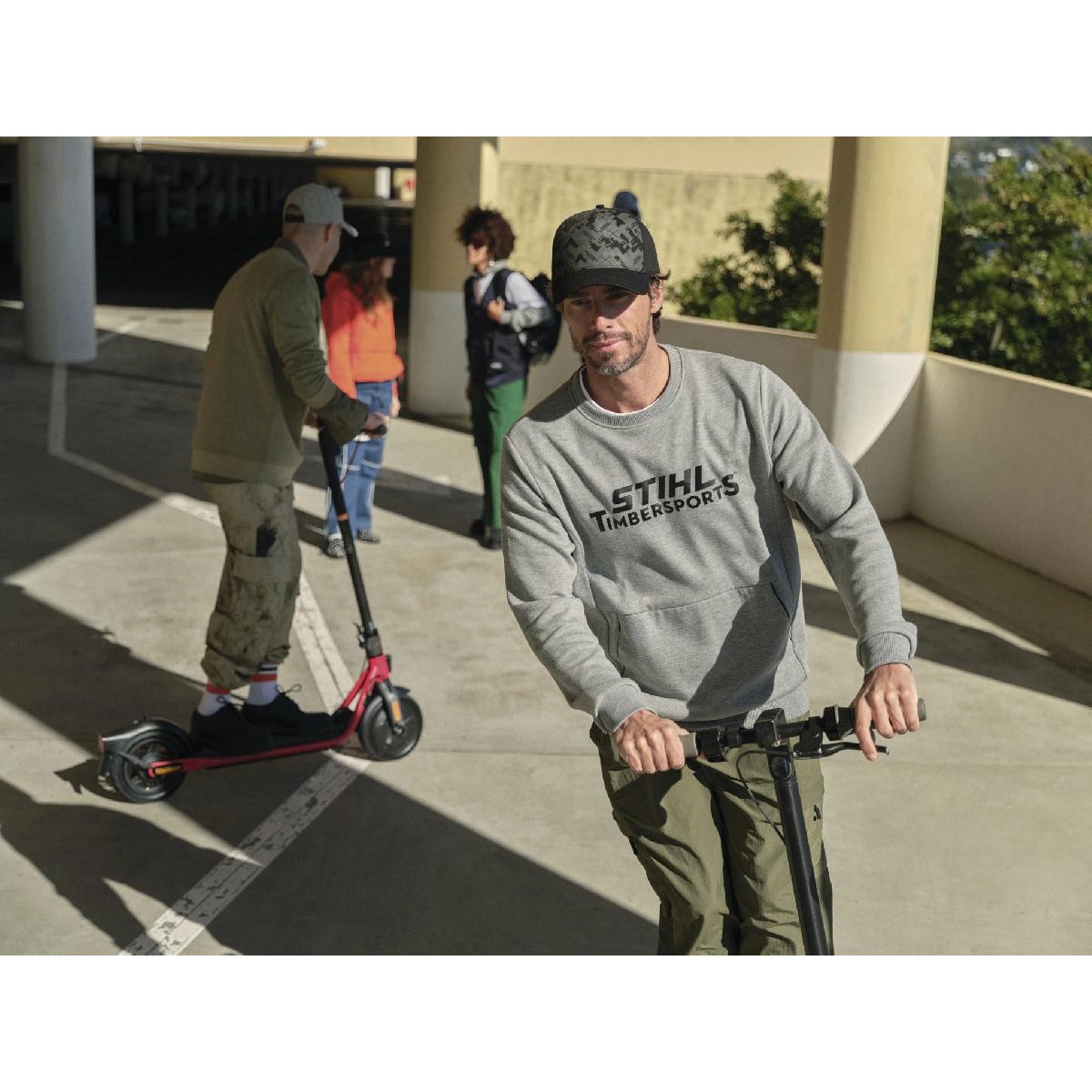 Stihl Cap PATTERN TIMBERSPORTS Black