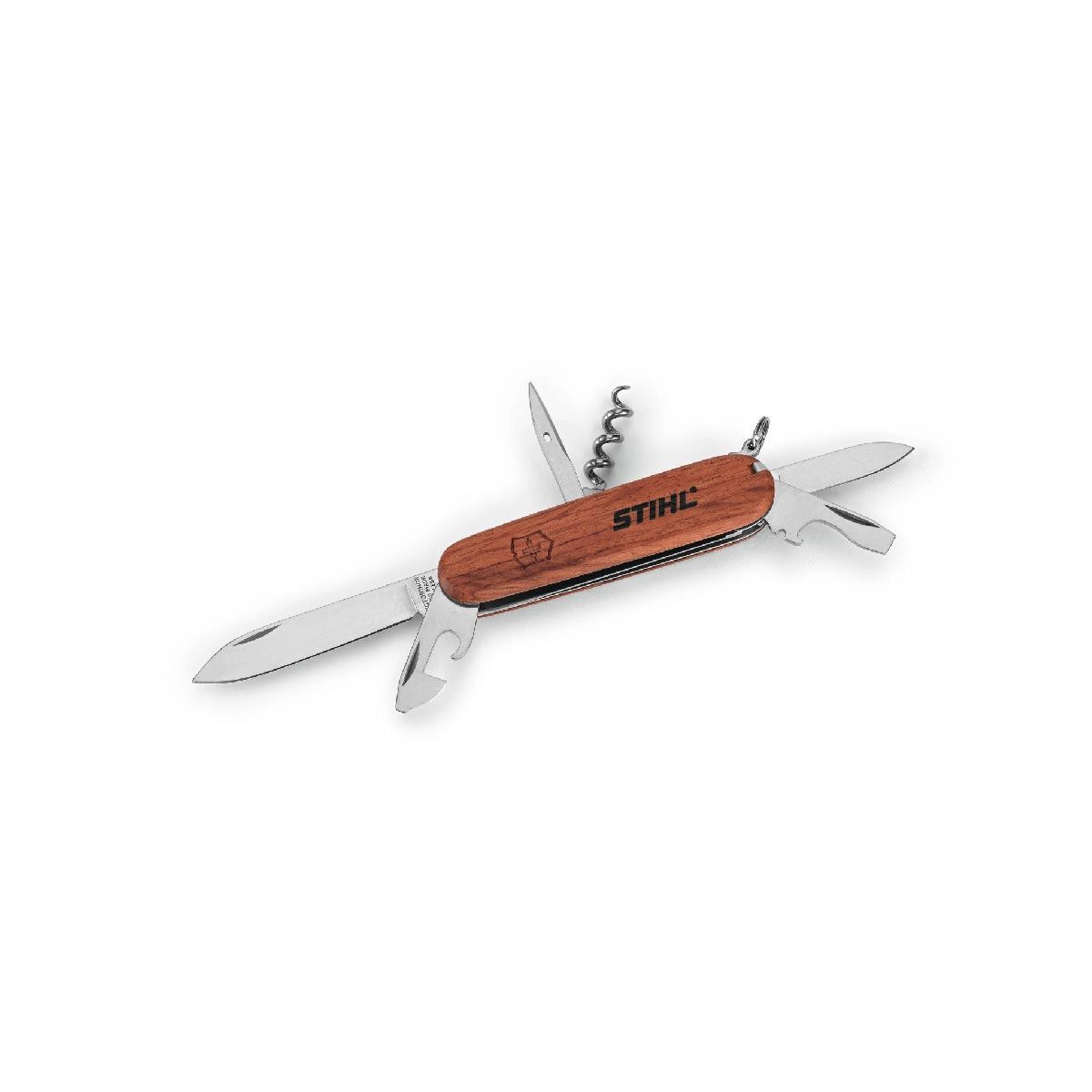 Stihl Ελβετικός σουγιάς, ξύλινη λαβή