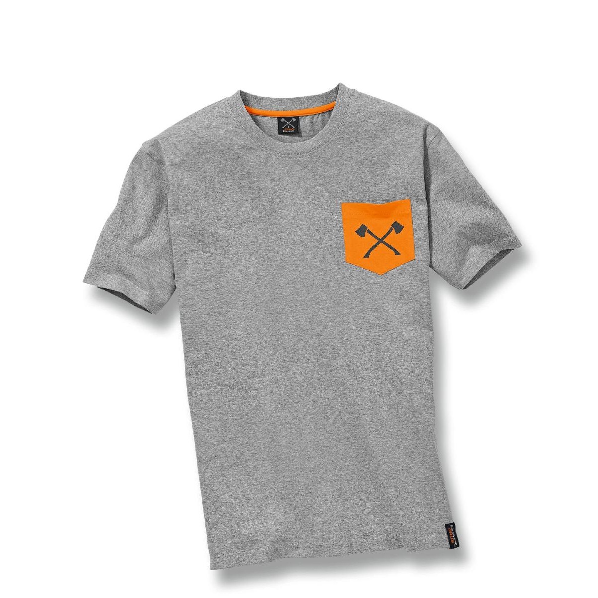 Stihl Μπλουζάκι με τσέπη STS Axe, γκρι, XXL