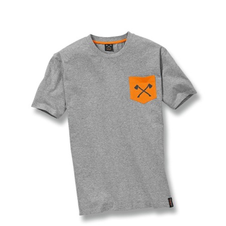 Stihl STS Axe pocket t-shirt, gray, XXL