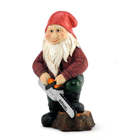 Stihl Wooden gnome for the garden