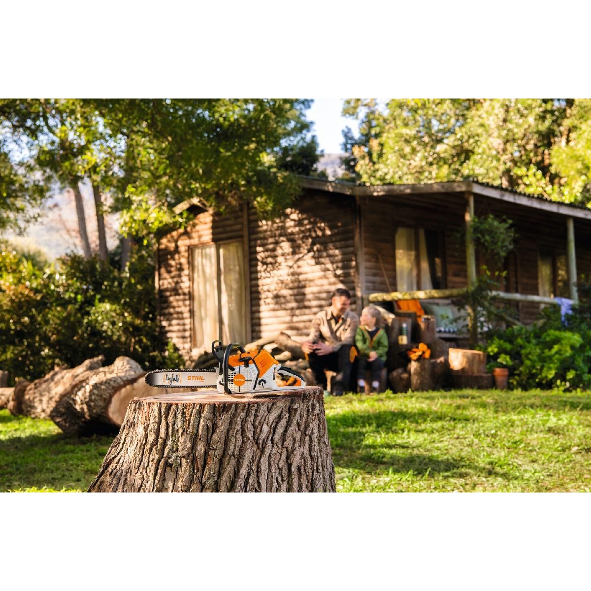 Stihl Battery-operated chainsaw toy