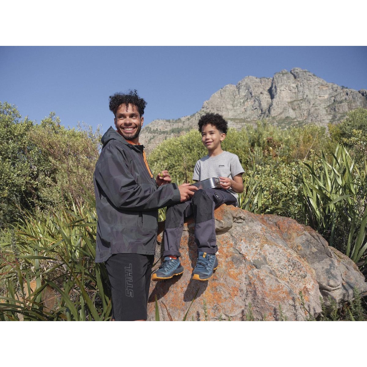 Stihl Bib overalls SZ 122-128 KIDS Green