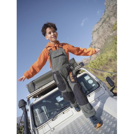 Stihl Bib overalls SZ 134-140 KIDS Green