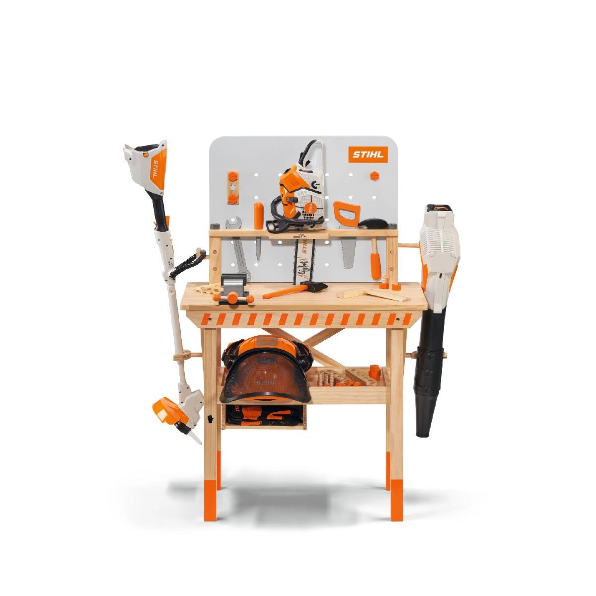 Stihl Workbench for kids, made of wood