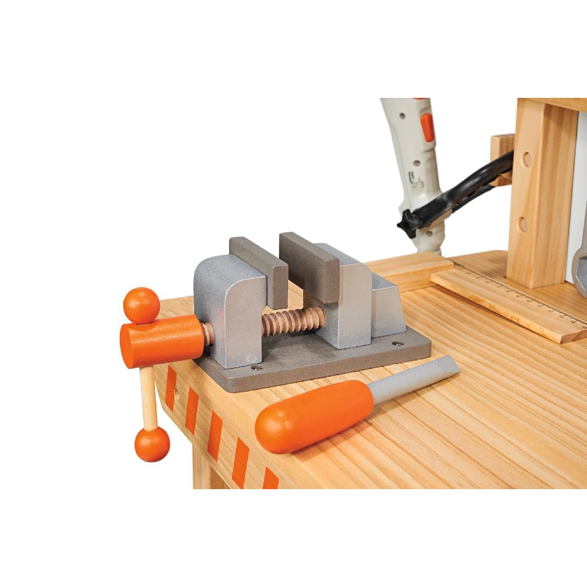 Stihl Workbench for kids, made of wood