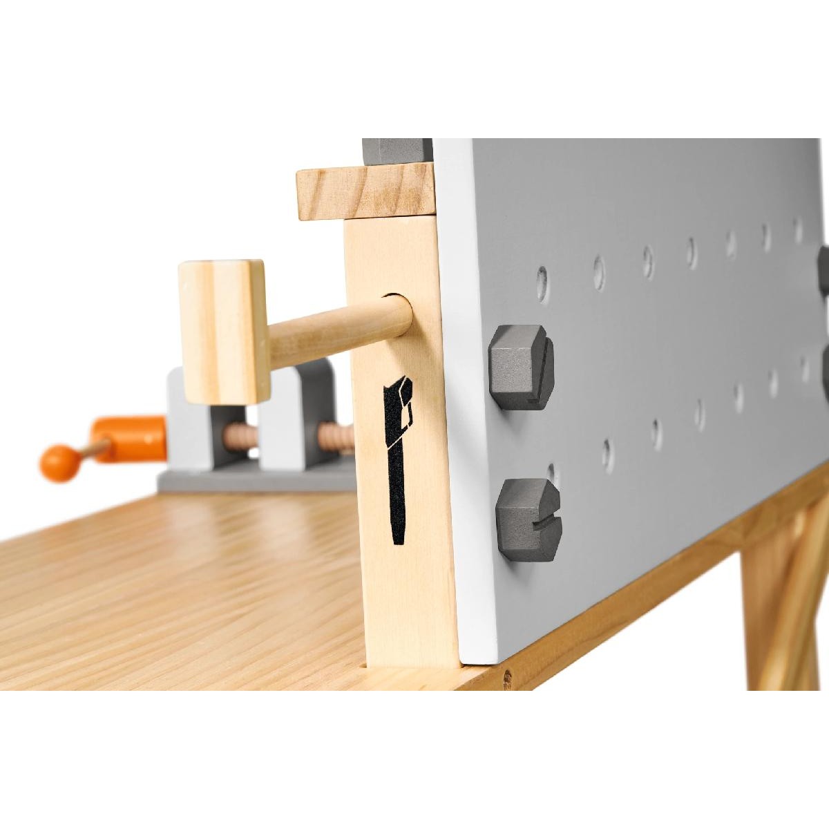 Stihl Workbench for kids, made of wood