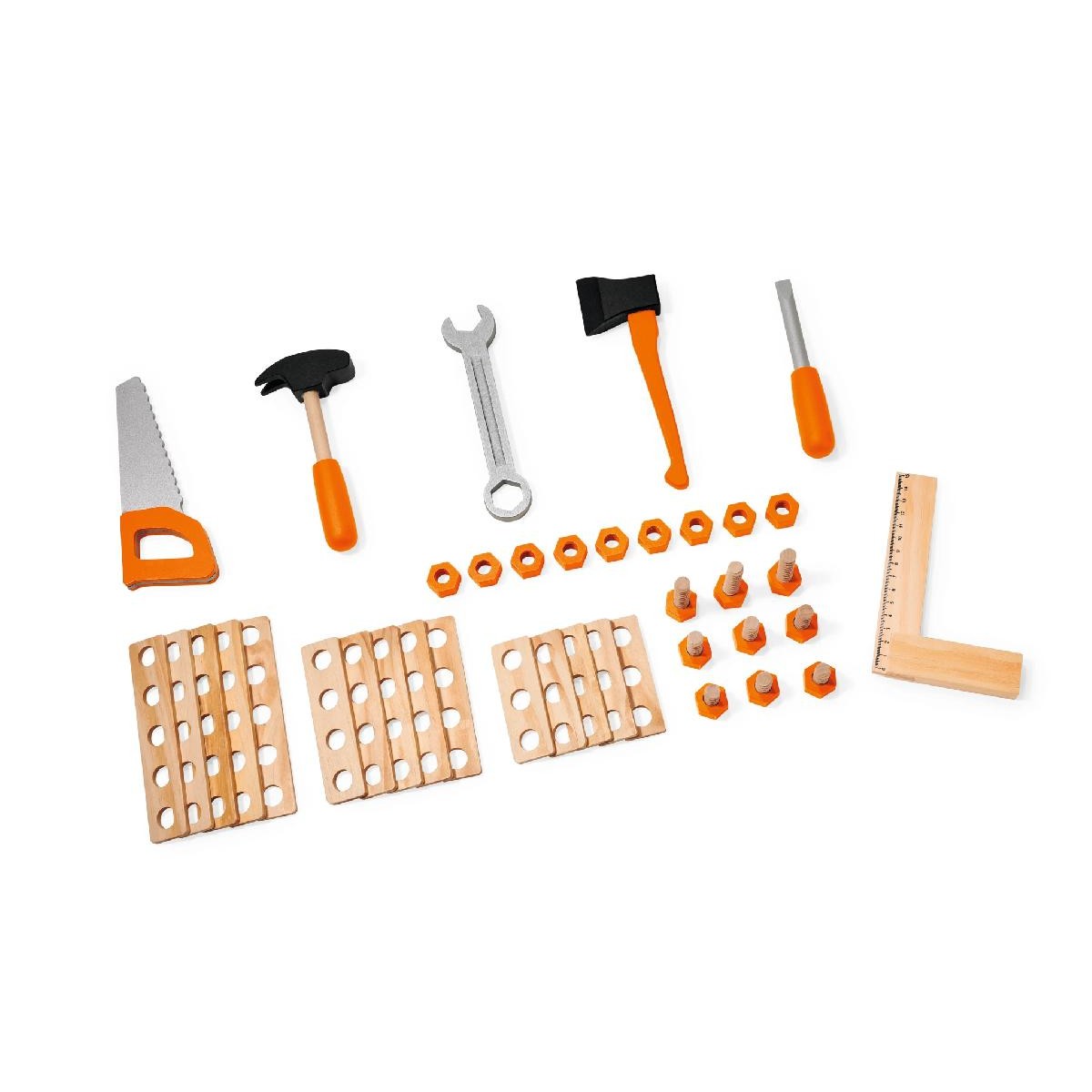 Stihl Workbench for kids, made of wood