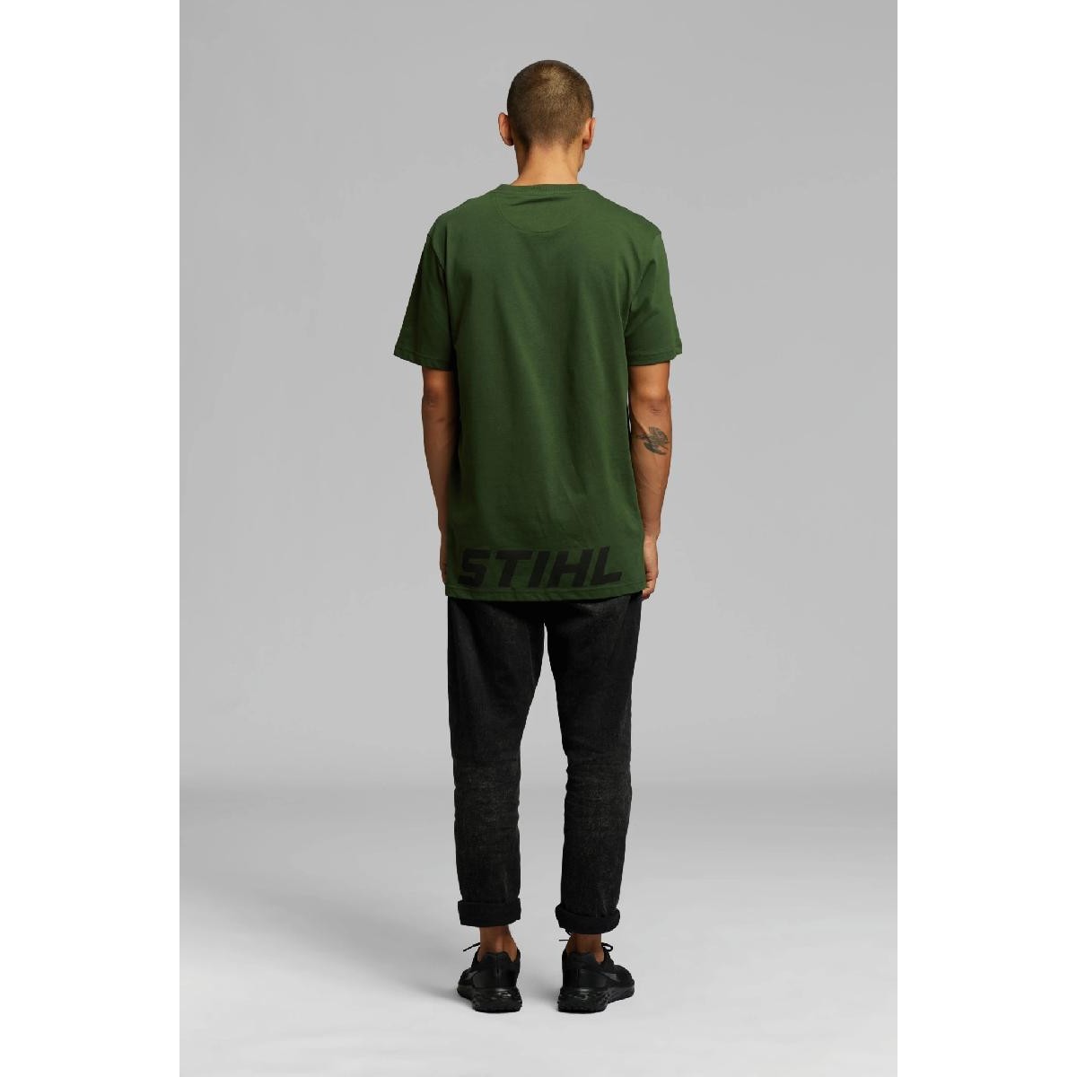 Stihl T-shirt SZ S LOGO BACK Green