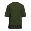 Stihl T-shirt SZ M Women LOGO BACK Green