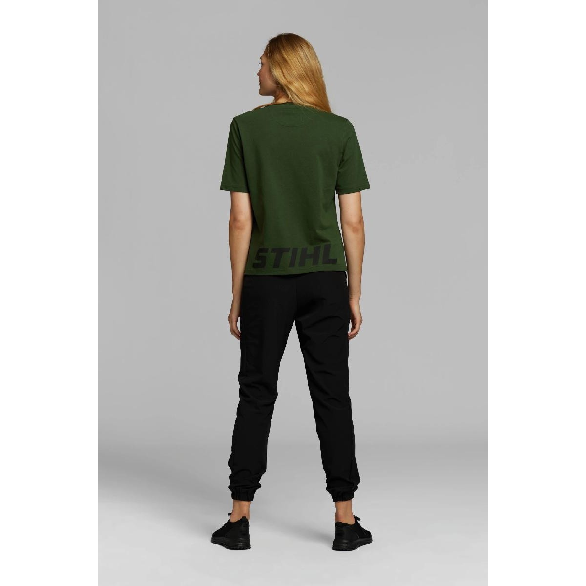 Stihl T-shirt SZ XS Women LOGO BACK Green