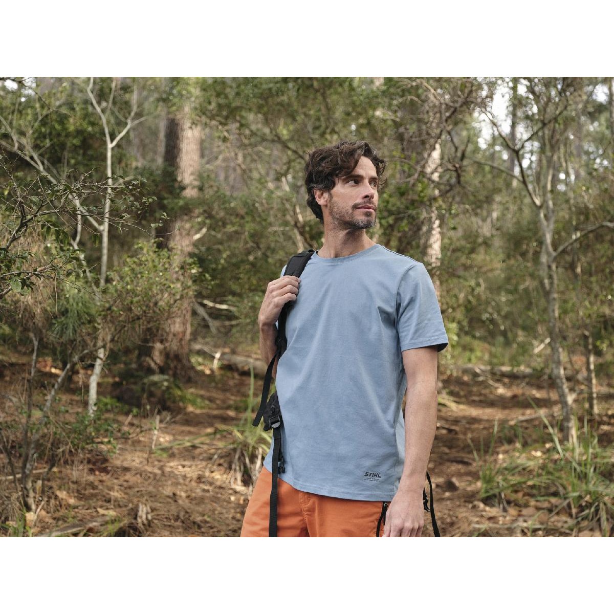 Stihl T-shirt SZ S SUSTAINABLE BASIC Blue