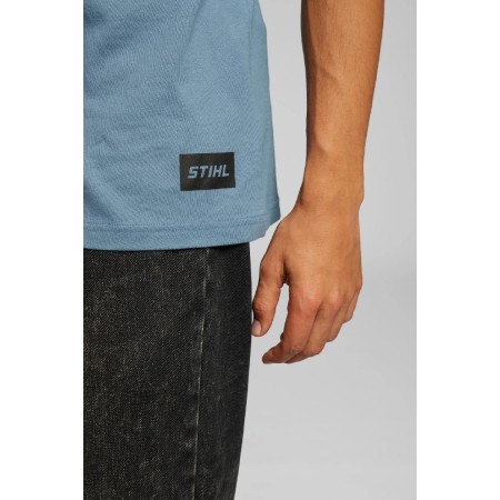 Stihl SUSTAINABLE LOGO T-shirt Blue, M