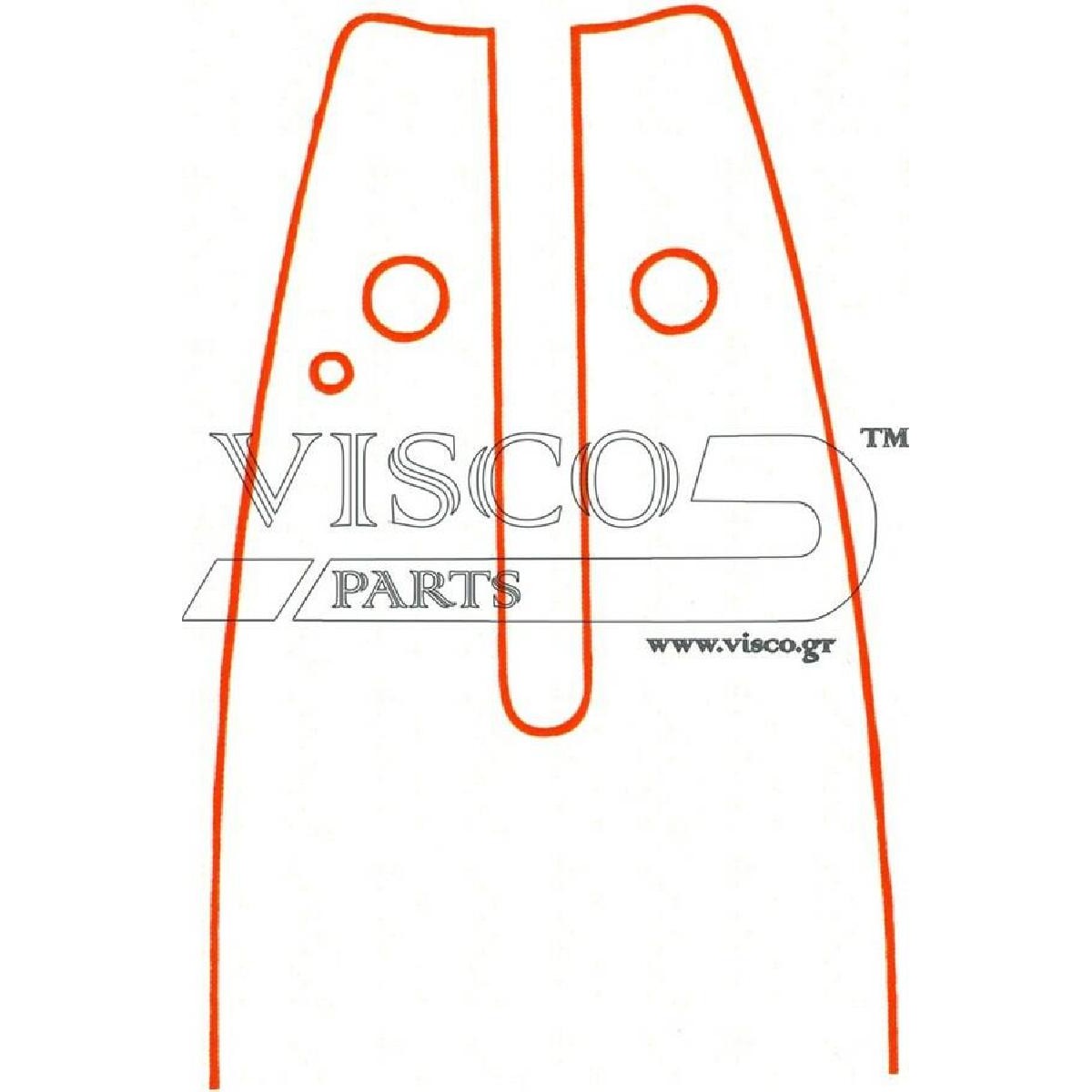 Visco 08 M-45SR Λάμα Με Γρανάζι 8″-20 1/4″-050-1.3- 46 Οδηγοί