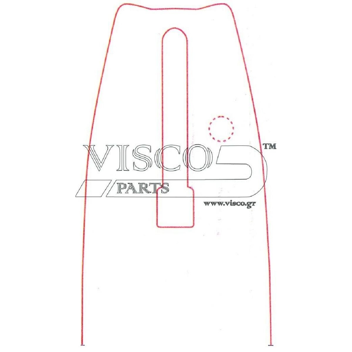 Visco 18 HX-50TH Λάμα Με Γρανάζι 18″-45EK. 325″-050-1.3- 72 Οδηγοί