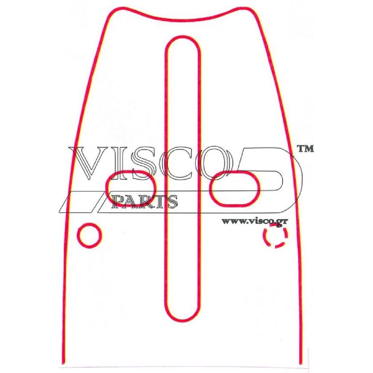 Visco EH 18-50ER Λάμα Με Γρανάζι 18″-45 3/8″-050-1.3- 66-67 Οδηγοί