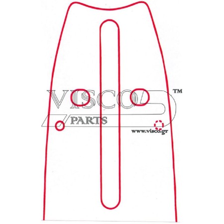 Visco HV 20-58ER Λάμα Με Γρανάζι 20″-50 3/8″-058-1.5-72 Οδηγοί