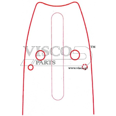 Visco JO 20-58 ER Λάμα Με Γρανάζι 20″-50 3/8″-058-1.5-72 Οδηγοί