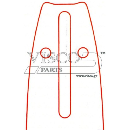 Visco PO 16-58EH Λάμα Με Γρανάζι 16″-40 325″-058-1.5- 66 Οδηγοί