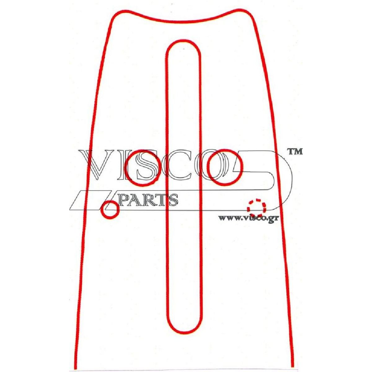 Visco POH 13-50TH Λάμα Με Γρανάζι 13″-33 325″-050-1.3- 56 Οδηγοί