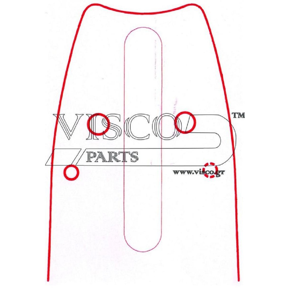 Visco QR 15-63WH Λάμα Με Γρανάζι 15″-38EK. 325″-063-1.6-62 Οδηγοί