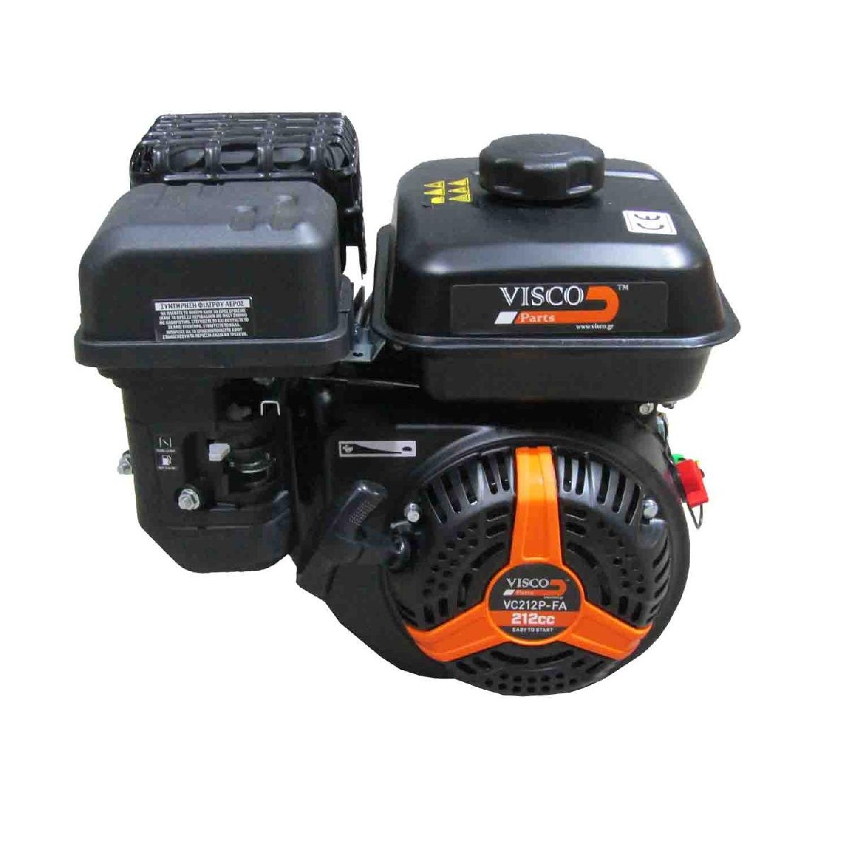 Visco VC212P-FA Βενζινοκινητήρας VISCO Με Πάσο & Φ.Αέρος 212cc -7.0 HP