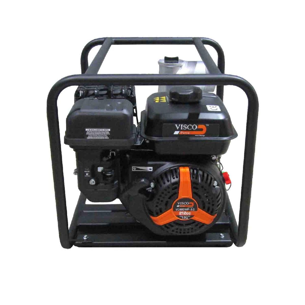 Visco VC800WP-3.0 Αντλία Νερού 3″ X 3″ VISCO Βενζίνης 212cc – 7.0 HP