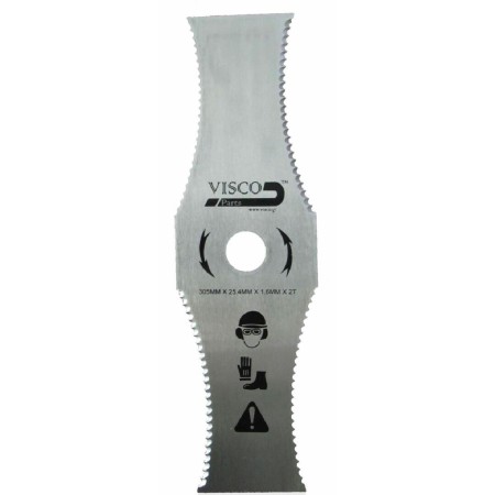 Visco ΔΙΘ-010 Δίσκος ΘΑΜΝ/ΚΩΝ 305Χ25.4Χ1.6-2Δ. Πριονωτός Με Γωνίες